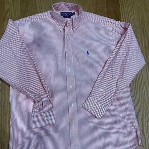 Ralph Lauren check Casual Dress shirt  Sz M